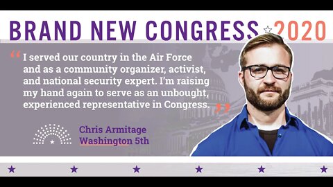 AIR FORCE VETERAN AND COMEDIAN RUNNING FOR CONGRESS IN WASHINGTON 5TH DISTRICT CHRIS ARMITAGE