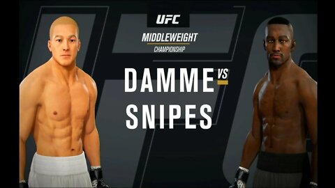 UFC 4 Season 1 Continues Wesley Snipes Vs Jean Claude Van Damme(Title Fight)💯🔥🔔