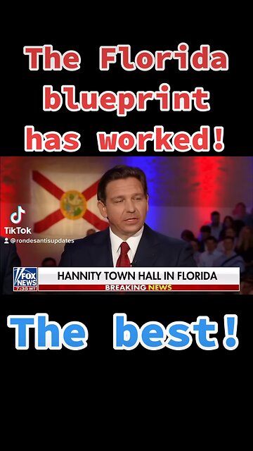 Ron DeSantis outlines the Florida blueprint and why it has been so successful