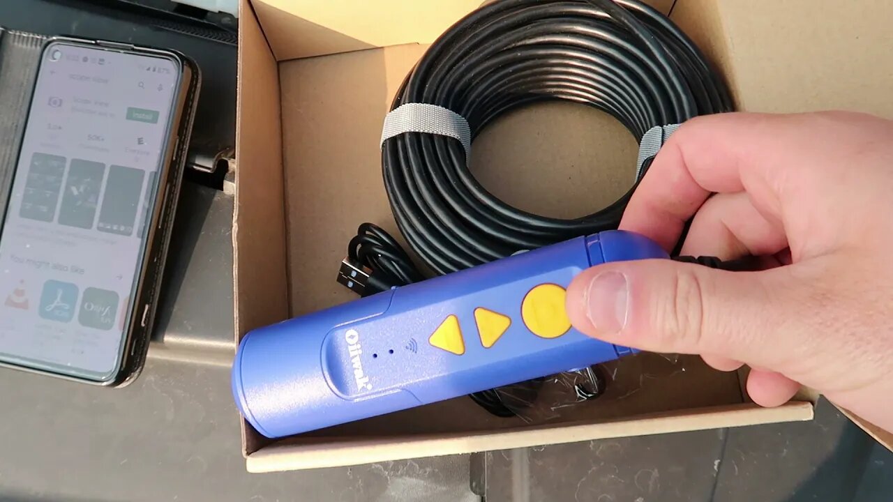Oiiwak 5MP Auto Focus 50FT Wireless Endoscope