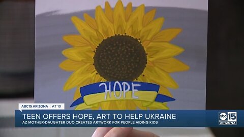 Valley teenager offers hope to people helping children in Ukraine