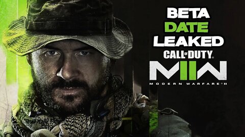 Call Of Duty Modern Warfare 2 Beta Date LEAKED