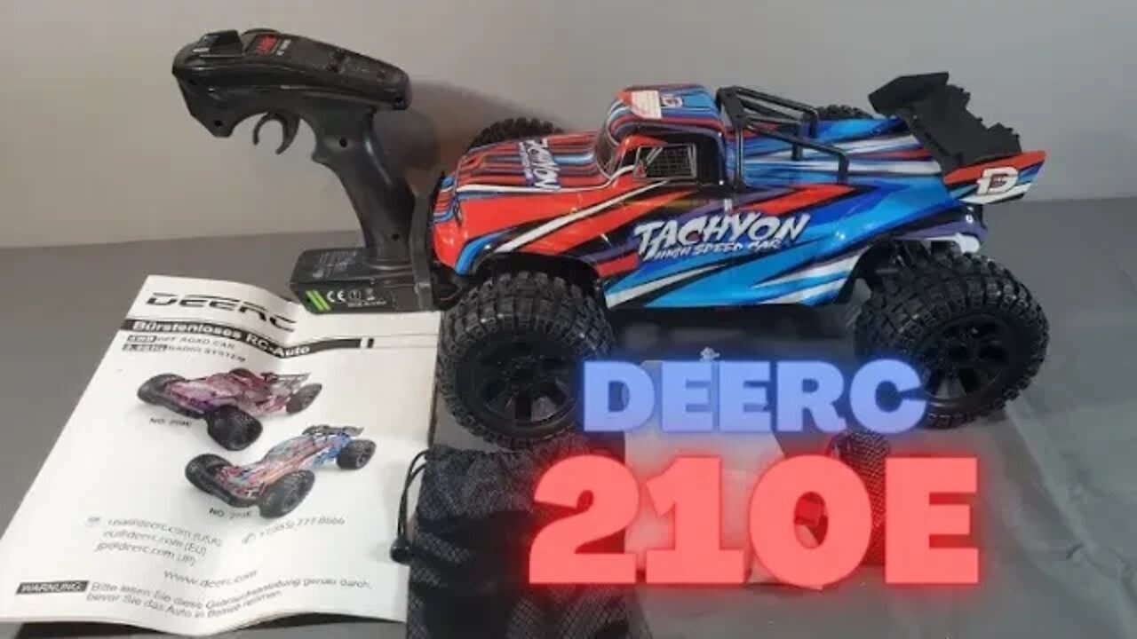 DeeRC210e Brushless 1:10 Unboxing