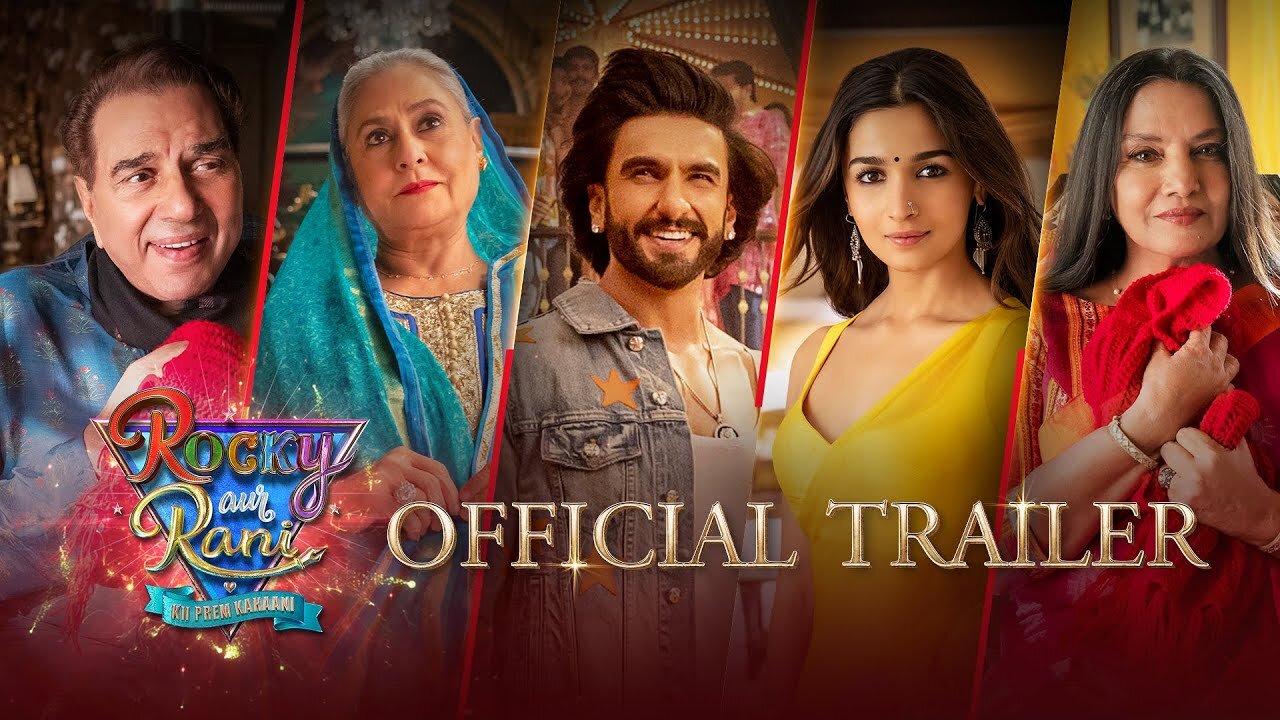 🎥 #RockyAurRaniKiiPremKahaani - OFFICIAL TRAILER | Dharmendra, Jaya, Shabana, Ranveer, Alia | Karan