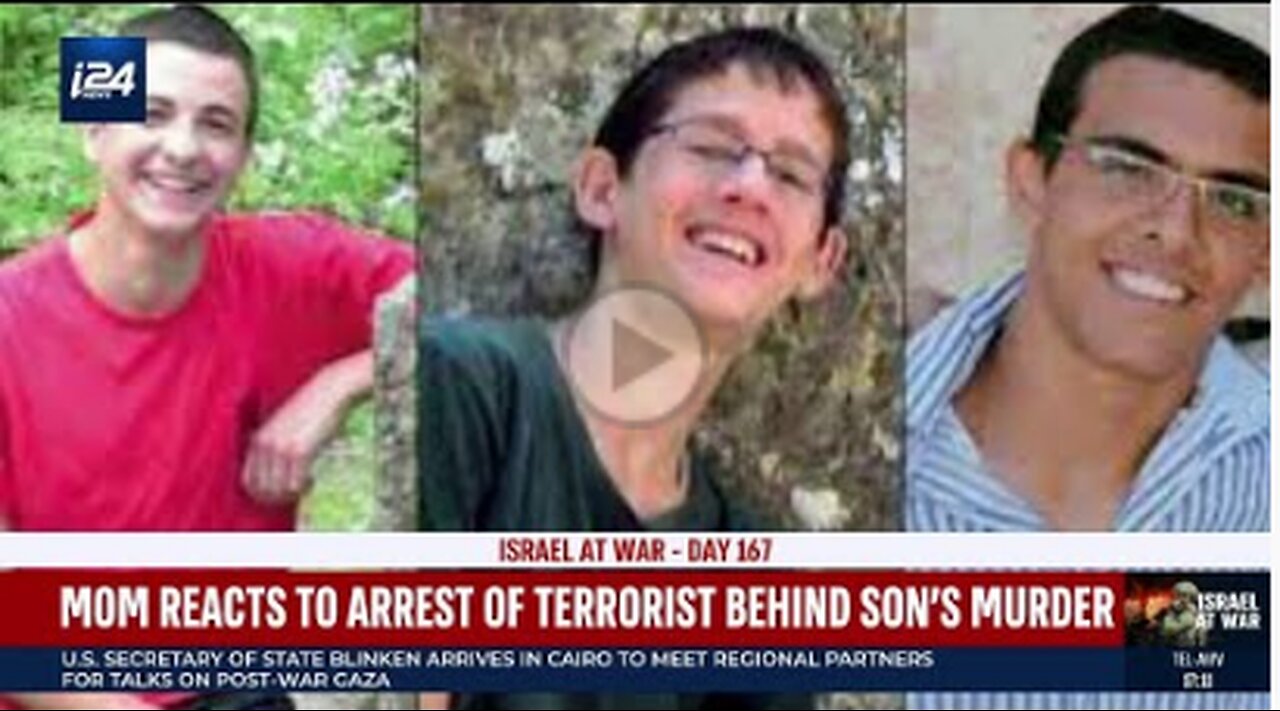 Mom reacts to the arrest of terrorist behind son's murder