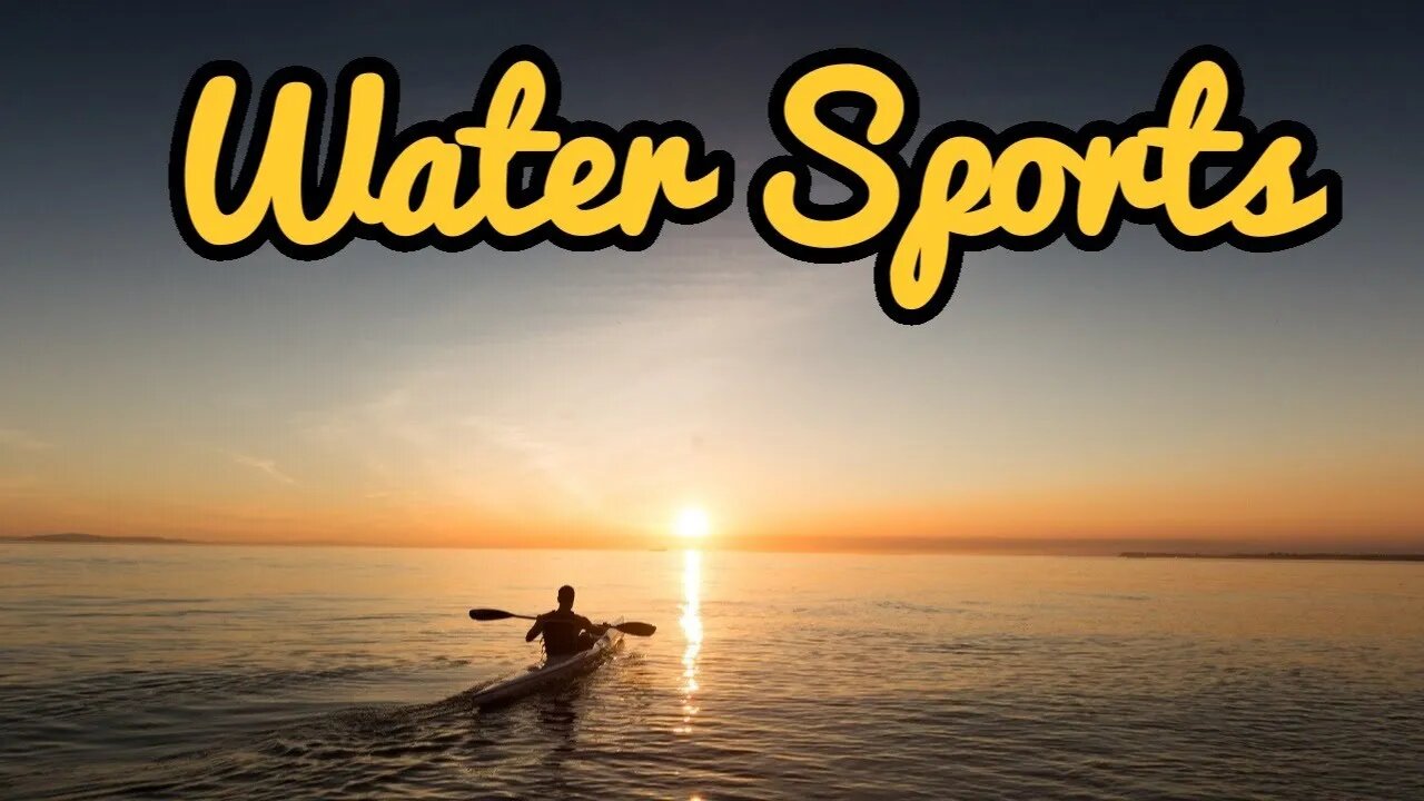 Water Sports! What is your favorite? Learn a new sport and have some fun!!