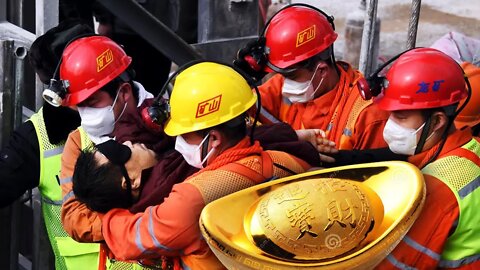 RESCUED!! 11 Gold Miners Saved In China