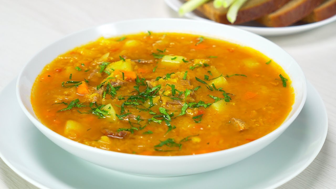 Beef LENTIL SOUP. Recipe by Always Yummy!