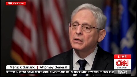 AG Garland Claims They're Not Targeting Trump