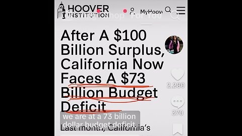 Captioned - California has a $73 billion budget deficit