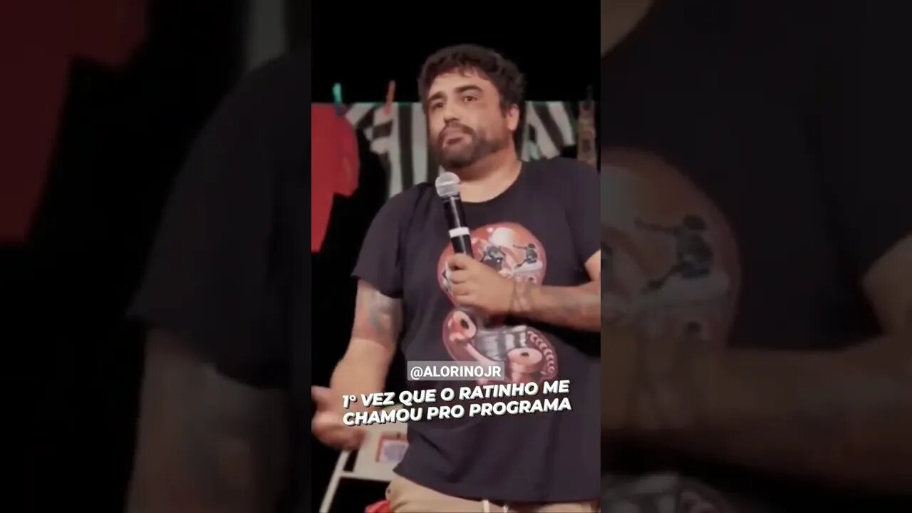 Alorino primeira vez no Ratinho kkk #shorts #humor #standupcomedy #programadoratinho #sbt