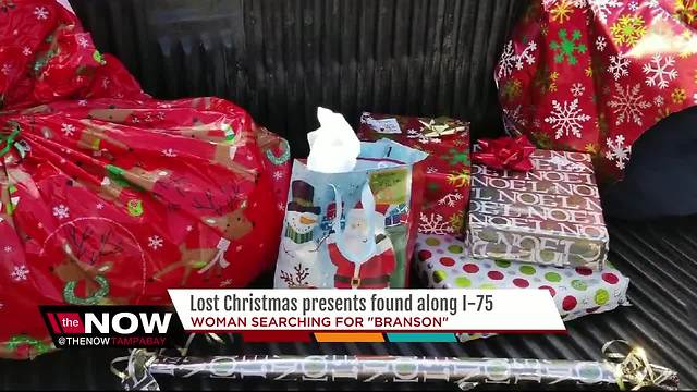 Christmas presents found on side of I-75, woman looking for owner