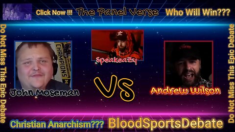 Andrew Wilson vs. John Moseman Debate: Can Christian Anarchism Provide a Solution to Modern Society?