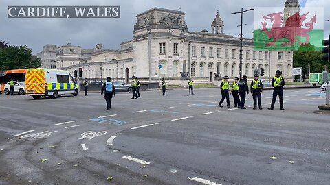 Silent March for Fathers of Gaza, Duke Street Cardiff