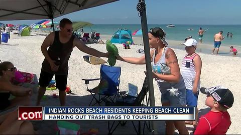 Indian Rocks Beach residents keeping beach clean