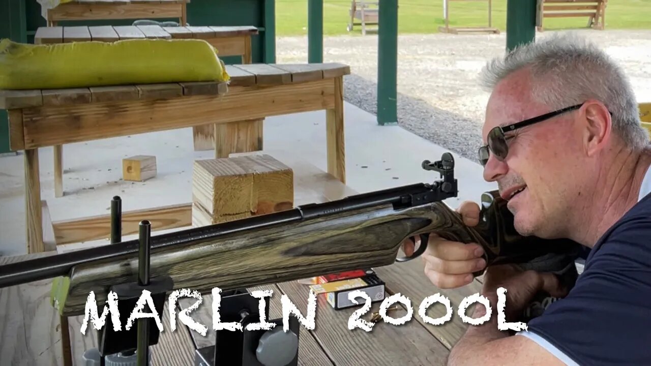 Marlin model 2000L ammo testing and trigger pull. Very impressed!