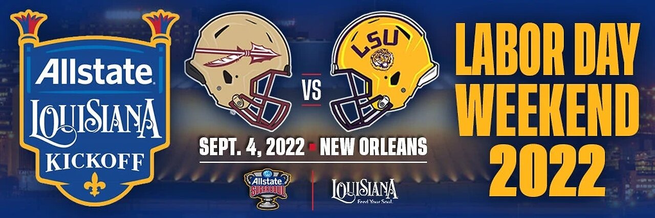 College football week 1 LSU @ Florida State