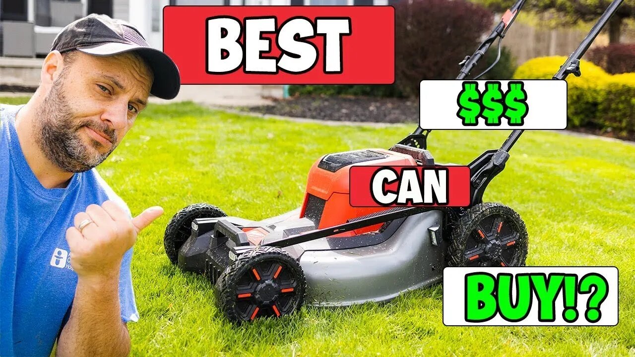 Best Electric (battery Powered) Lawn Mower Ever Created!