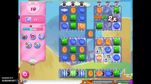Candy Crush Level 2003 Audio Talkthrough, 1 Star 0 Boosters