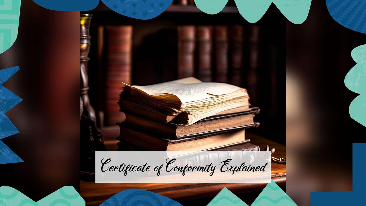 What Are the Key Functions of a Certificate of Conformity in Customs Clearance?