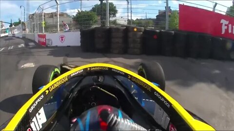 Colton Herta onboard Crash during qualy #MusicCityGP