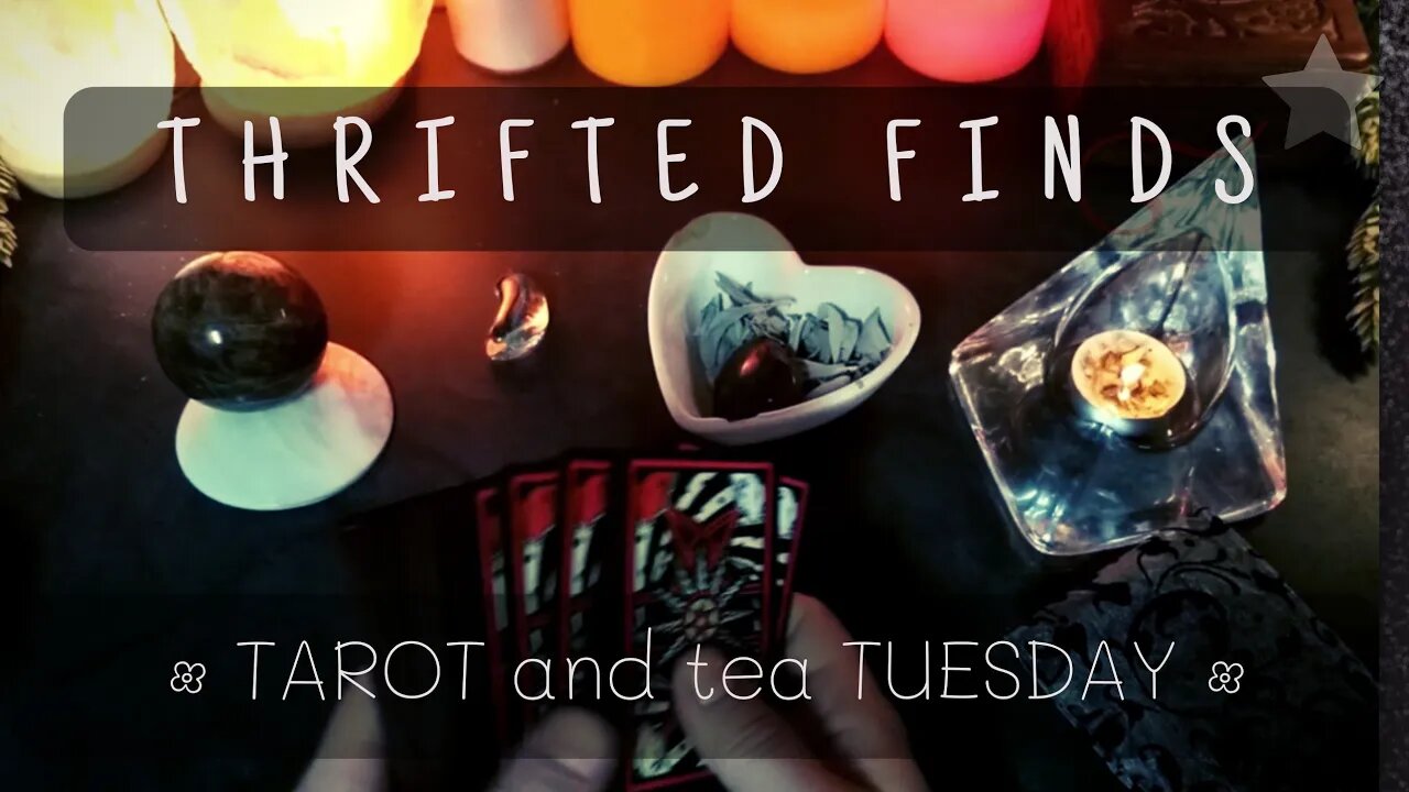 Favorite Thifted Items + Mini Reading • Tarot and Tea Tuesday