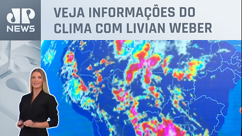 Frente fria se afasta da região Sul, mas mantém alerta para fortes chuvas | Previsão do Tempo