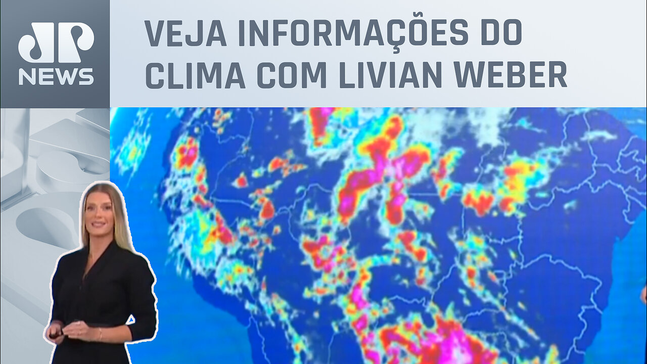 Frente fria se afasta da região Sul, mas mantém alerta para fortes chuvas | Previsão do Tempo