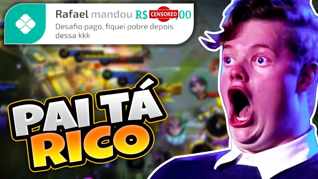 A CADA KILL EU GANHAVA 10 REAIS | MOBILE LEGENDS