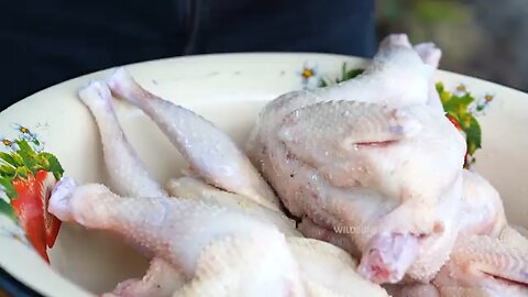 How to cook a Delicacy of Chicken andRice? A tender recipe for PILAF cooked in the Village