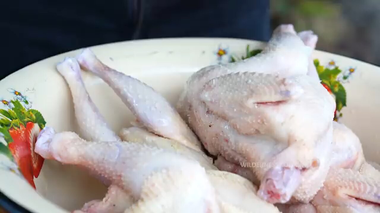 How to cook a Delicacy of Chicken andRice? A tender recipe for PILAF cooked in the Village