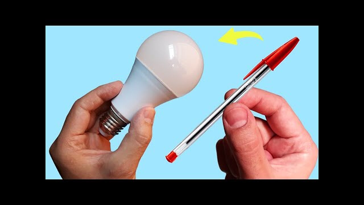 Just Use a Common Pen and Fix All the LED Lamps in Your Home! How to Fix or Repair LED Bulbs Easily!