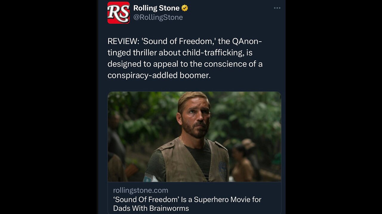 Sound of FREEDOM - QAnon Movie or another MSM Ambush?