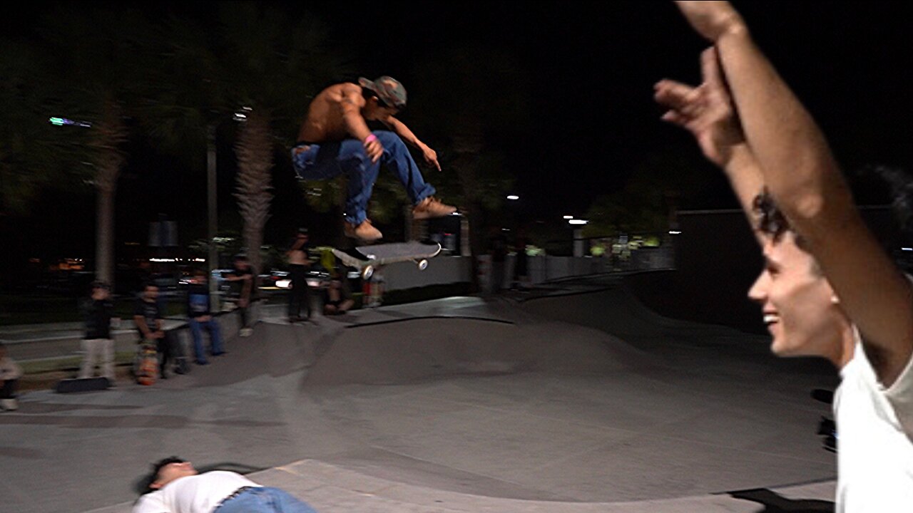 Creepin It Real Best Trick Event! Stairs, Pyramid, Spine and Ledges!