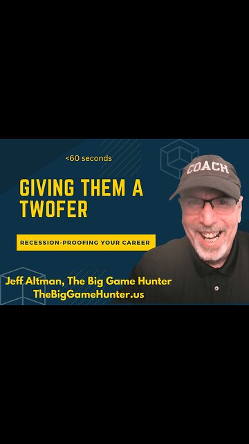 Recession-Proofing Your Career: Giving Them a Twofer | JobSearchTV.com