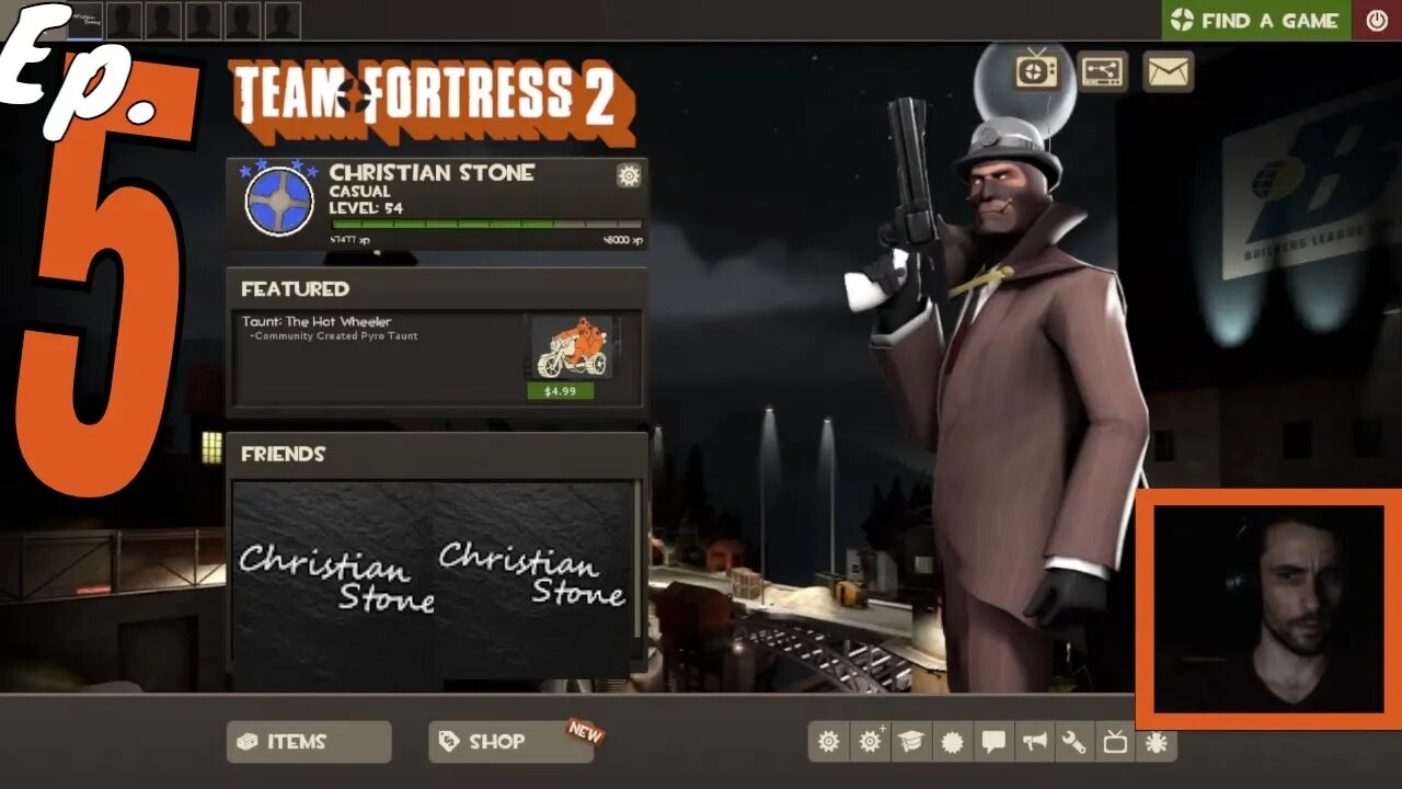 Ep.5 Team Fortress 2! Christian Stone LIVE!