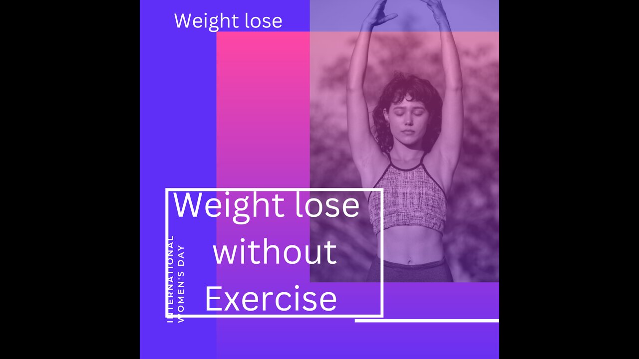 How To Lose Weight FAST At Home - Without Exercise |