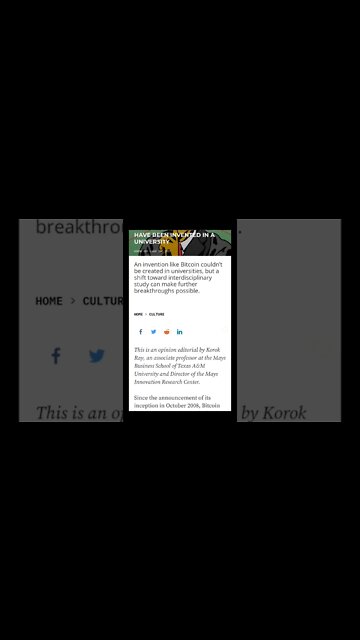 WHY BITCOIN COULD NEVER HAVE BEEN INVENTED IN A UNIVERSITY @CryptoCasey @AltcoinDaily