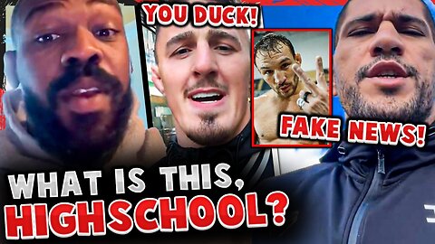 Jon Jones HEATED BACK AND FORTH w/ Tom Aspinall! Michael Chandler FAKE NEWS! Alex Pereira, UFC 309