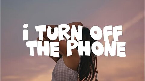 I turn off the phone - [ Instasamka ]