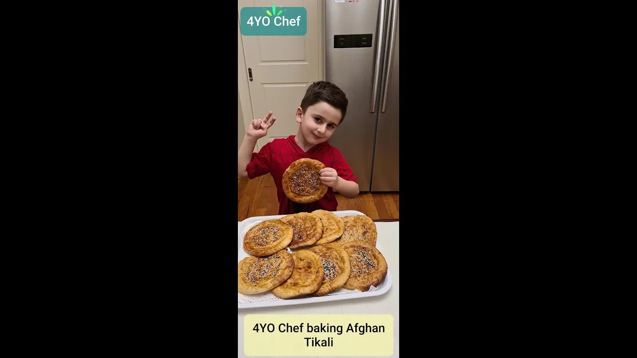 4 Year Old Wonder Chef Baking Tikali