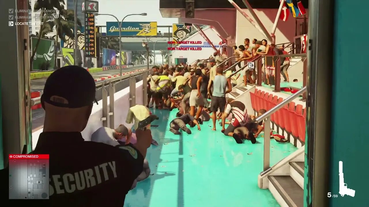 Hitman 2 Race to empty the map PART 3 OF3 I gave up cause the game kept crashing