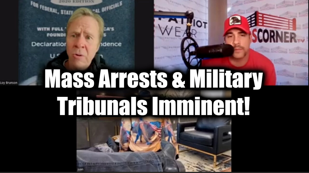 Juan O Savin with Loy Brunson: Mass Arrests & Military Tribunals Imminent!