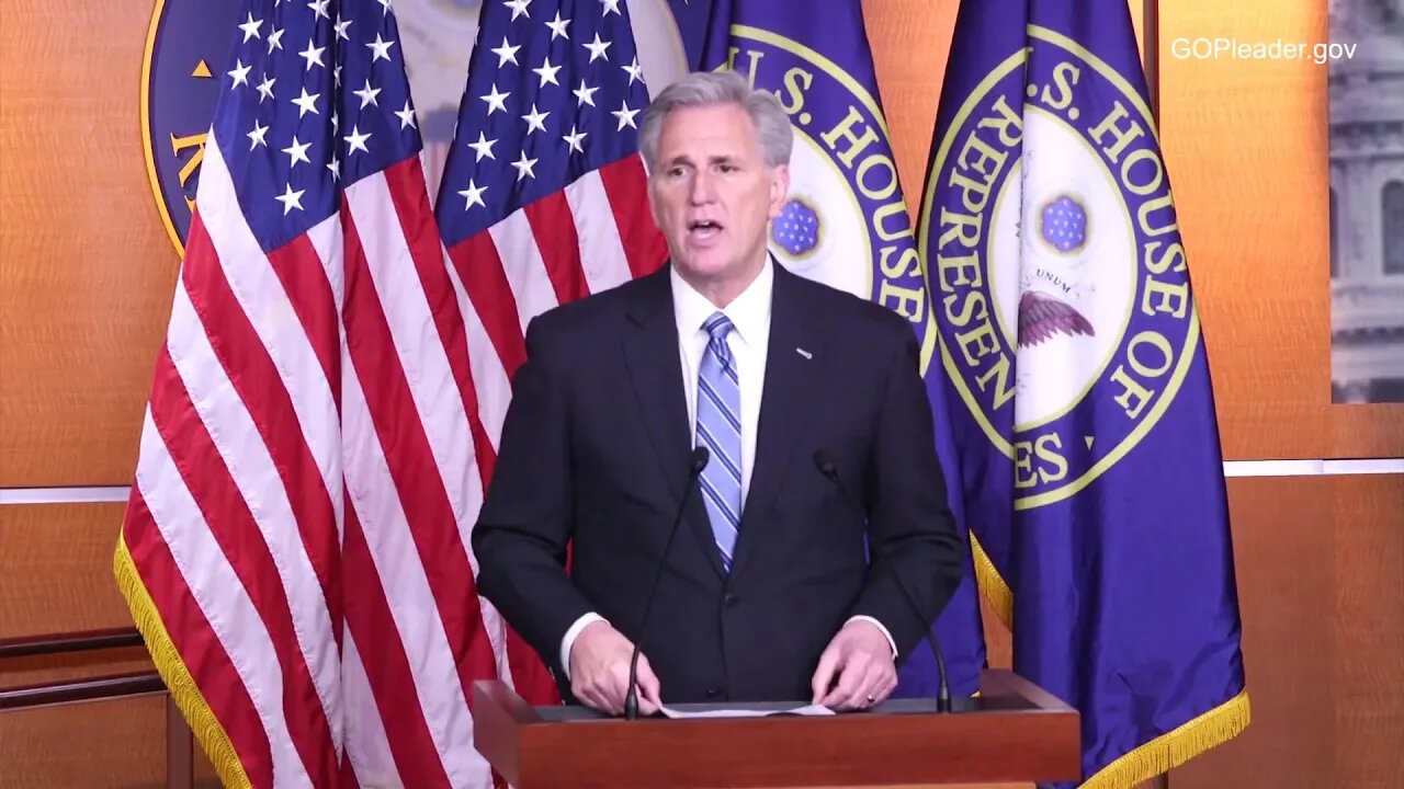 🔴 Leader Kevin McCarthy's Weekly Q&A with Reporters