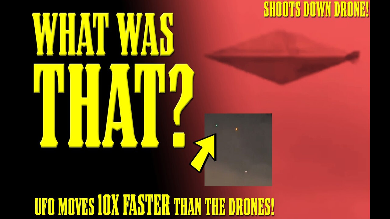 VIDEO of UFO SHOOTING DOWN a Drone Has INTERNET Going INSANE!!!