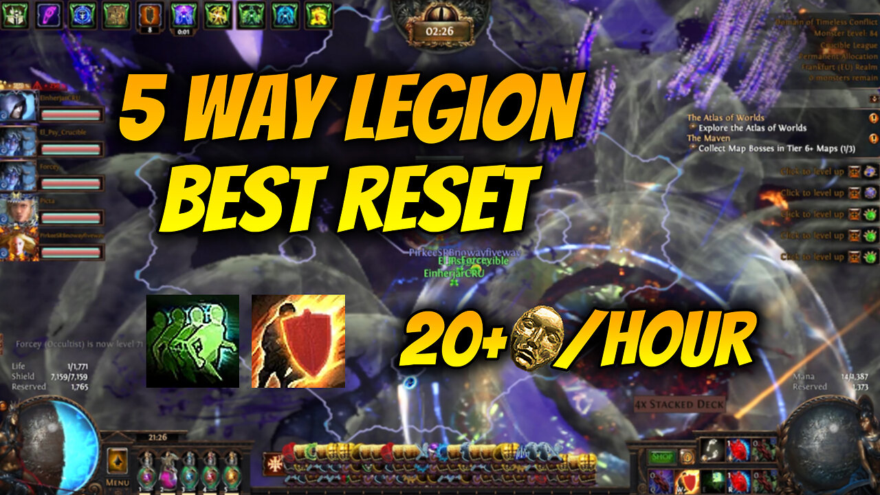 PoE 5 way Legion - How to reset - Full Guide