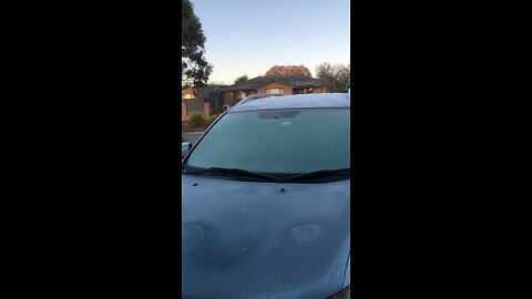 Icy morning in Canberra