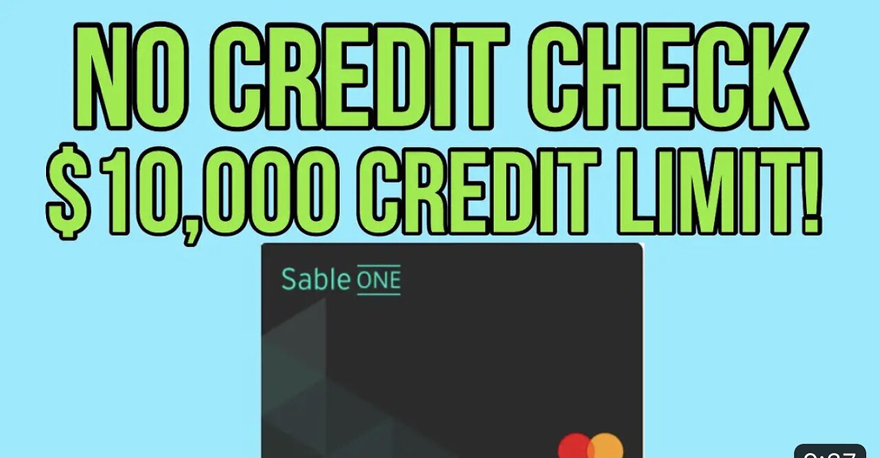 how to get approved for a $10k Sable one secured credit card no hard pull easy approval