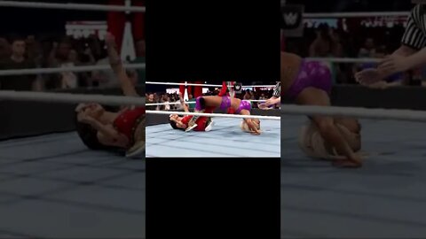 WWE 2k22 Brie Bella Forced To Tap Out