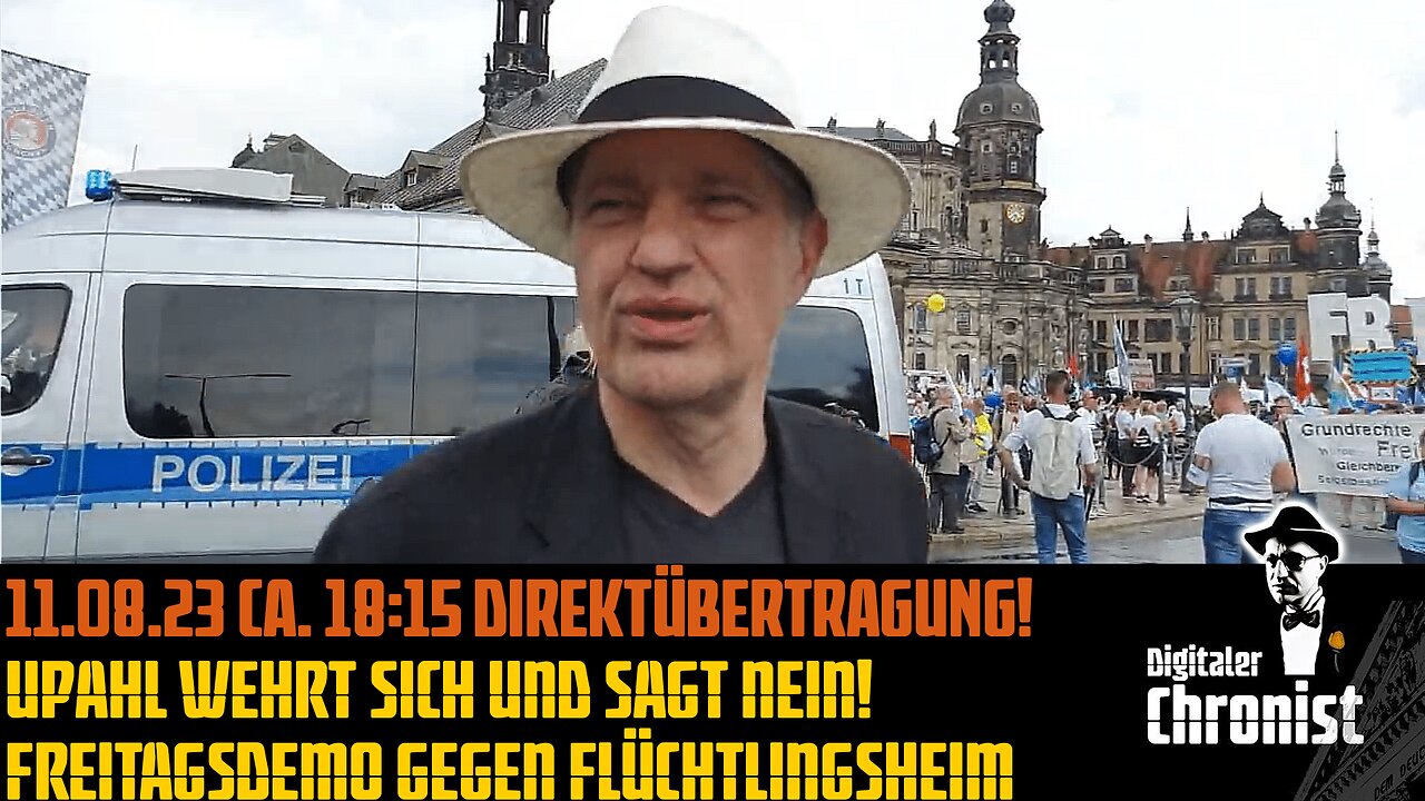 Aufzeichnung vom 11.08.23 DÜ! Upahl wehrt sich und sagt NEIN! Freitagsdemo gegen Flüchtlingsheim